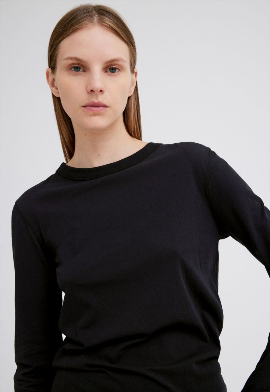 Jac + Jack Davies Long Sleeve Tee - Black